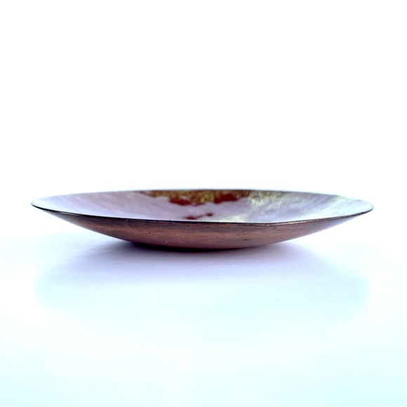 Vintage Enamelled Copper Trinket Dish - Picture 4 of 14